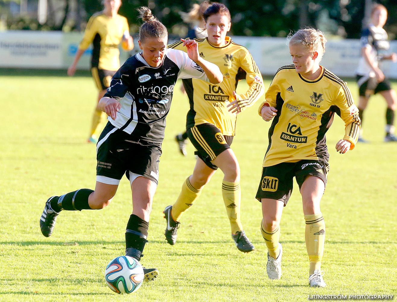 Vara SK-Skövde KIK 1-1,dam,Torsvallen,Vara,Sverige,Fotboll,,2014,90229