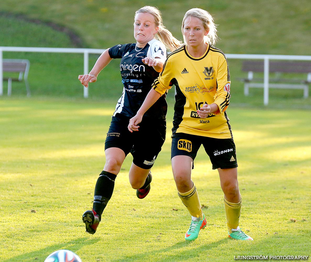 Vara SK-Skövde KIK 1-1,dam,Torsvallen,Vara,Sverige,Fotboll,,2014,90230