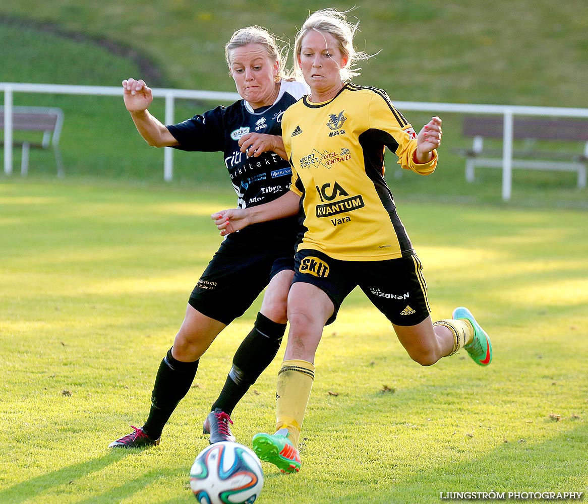 Vara SK-Skövde KIK 1-1,dam,Torsvallen,Vara,Sverige,Fotboll,,2014,90231