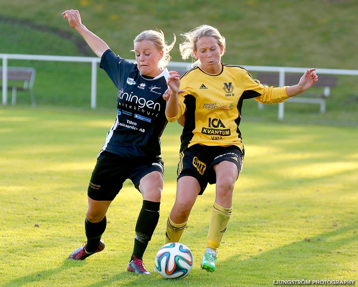 Vara SK-Skövde KIK 1-1,dam,Torsvallen,Vara,Sverige,Fotboll,,2014,90232