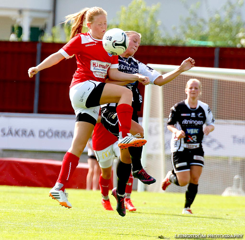 Skövde KIK-IK Rössö Uddevalla 4-0,dam,Södermalms IP,Skövde,Sverige,Fotboll,,2014,91388
