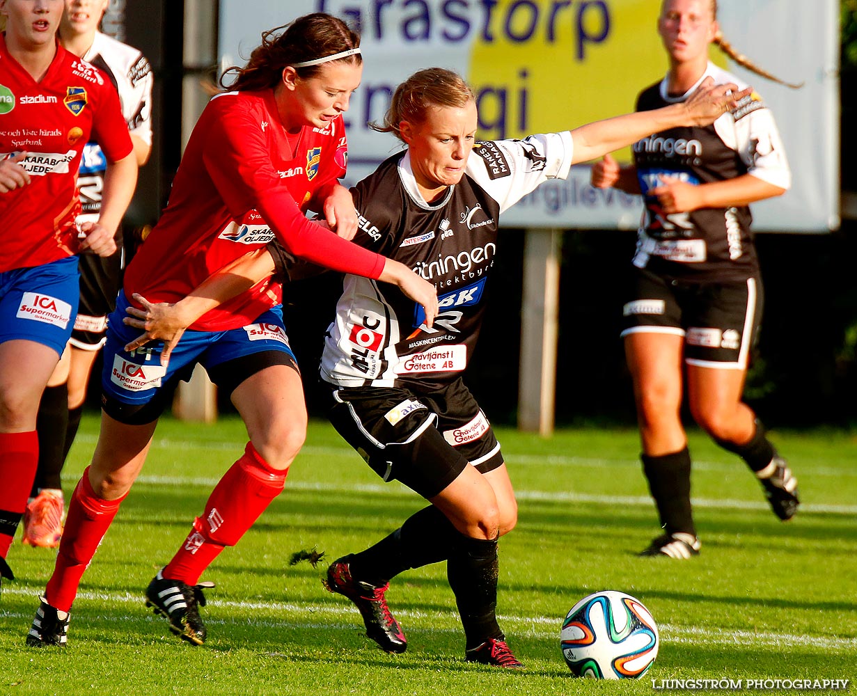 IK Gauthiod-Skövde KIK 4-1,dam,Lunnevi IP,Grästorp,Sverige,Fotboll,,2014,93631
