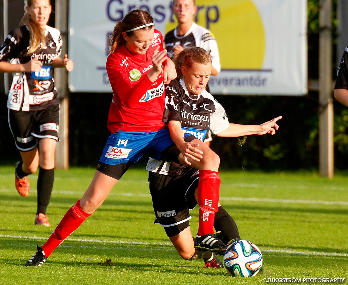 IK Gauthiod-Skövde KIK 4-1,dam,Lunnevi IP,Grästorp,Sverige,Fotboll,,2014,93633