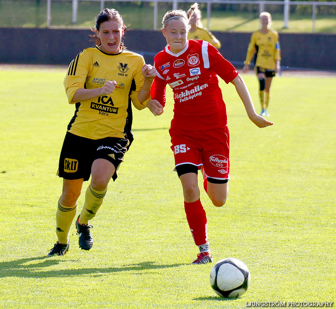 Falköpings KIK-Vara SK 1-3,dam,Odenplan,Falköping,Sverige,Fotboll,,2014,129464