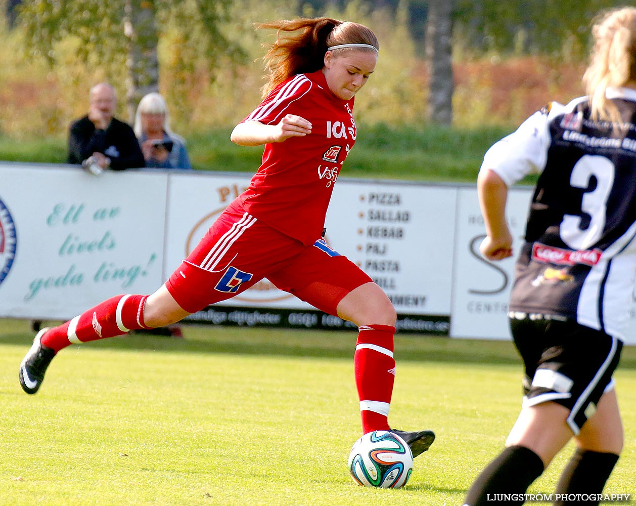 Mariestads BoIS FF-Skövde KIK 2-5,dam,Lekevi IP,Mariestad,Sverige,Fotboll,,2014,93819