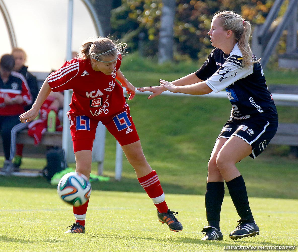 Mariestads BoIS FF-Skövde KIK 2-5,dam,Lekevi IP,Mariestad,Sverige,Fotboll,,2014,93826