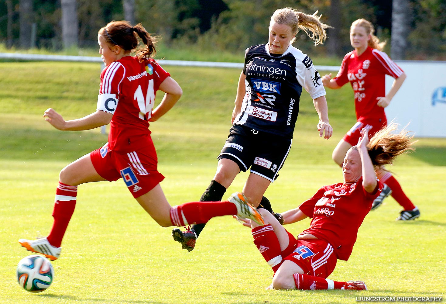 Mariestads BoIS FF-Skövde KIK 2-5,dam,Lekevi IP,Mariestad,Sverige,Fotboll,,2014,93848