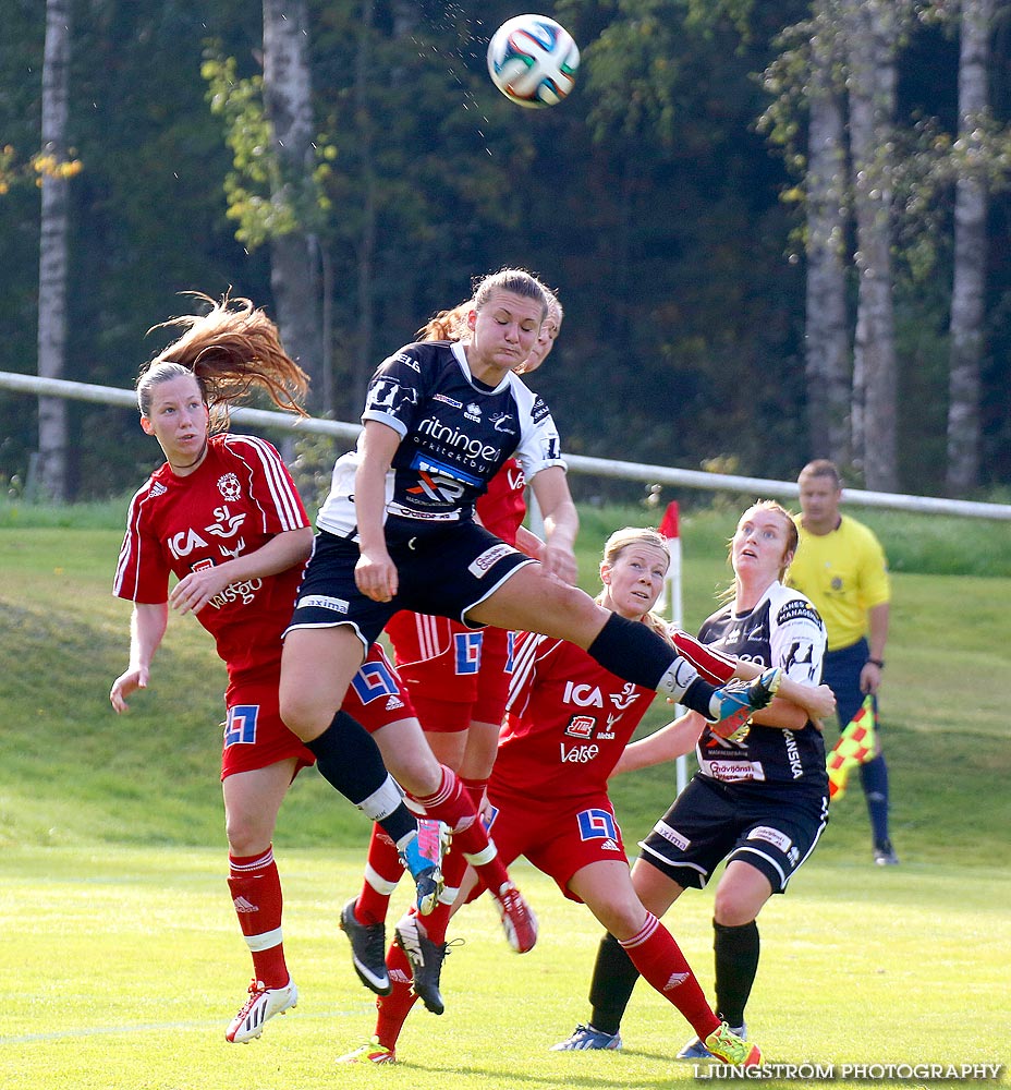 Mariestads BoIS FF-Skövde KIK 2-5,dam,Lekevi IP,Mariestad,Sverige,Fotboll,,2014,93849