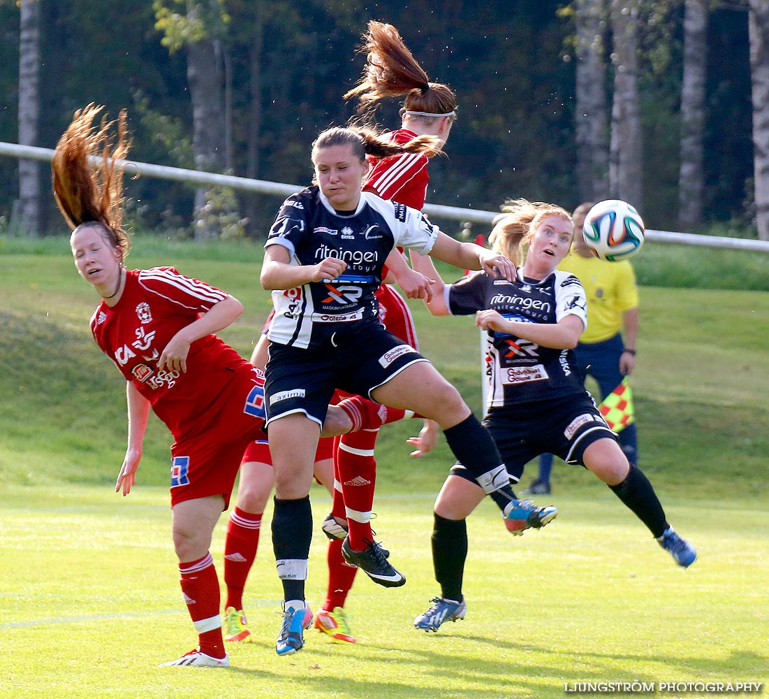 Mariestads BoIS FF-Skövde KIK 2-5,dam,Lekevi IP,Mariestad,Sverige,Fotboll,,2014,93850