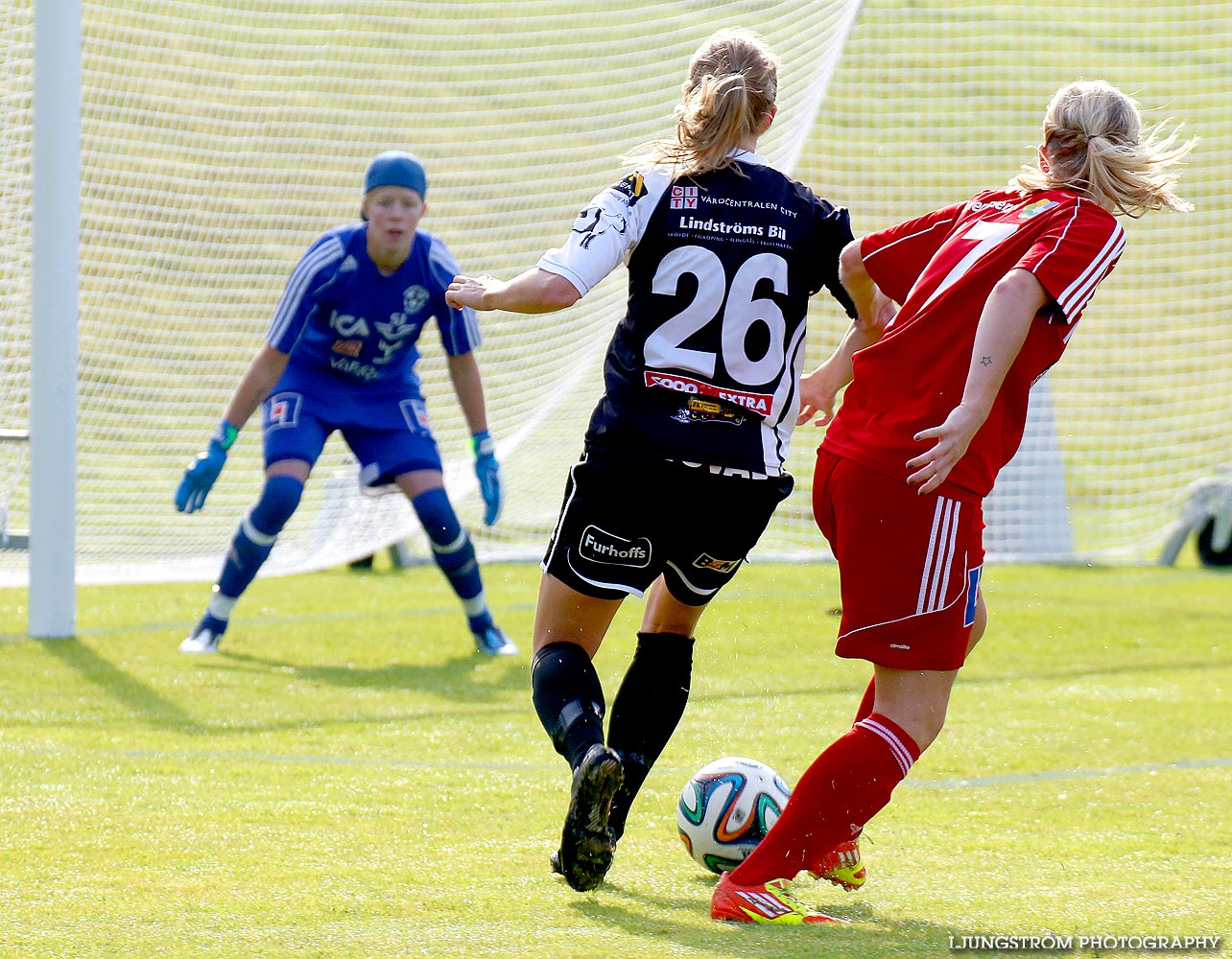 Mariestads BoIS FF-Skövde KIK 2-5,dam,Lekevi IP,Mariestad,Sverige,Fotboll,,2014,93853