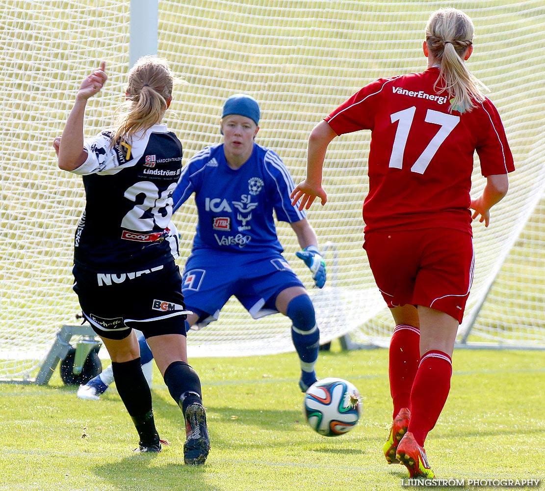 Mariestads BoIS FF-Skövde KIK 2-5,dam,Lekevi IP,Mariestad,Sverige,Fotboll,,2014,93854