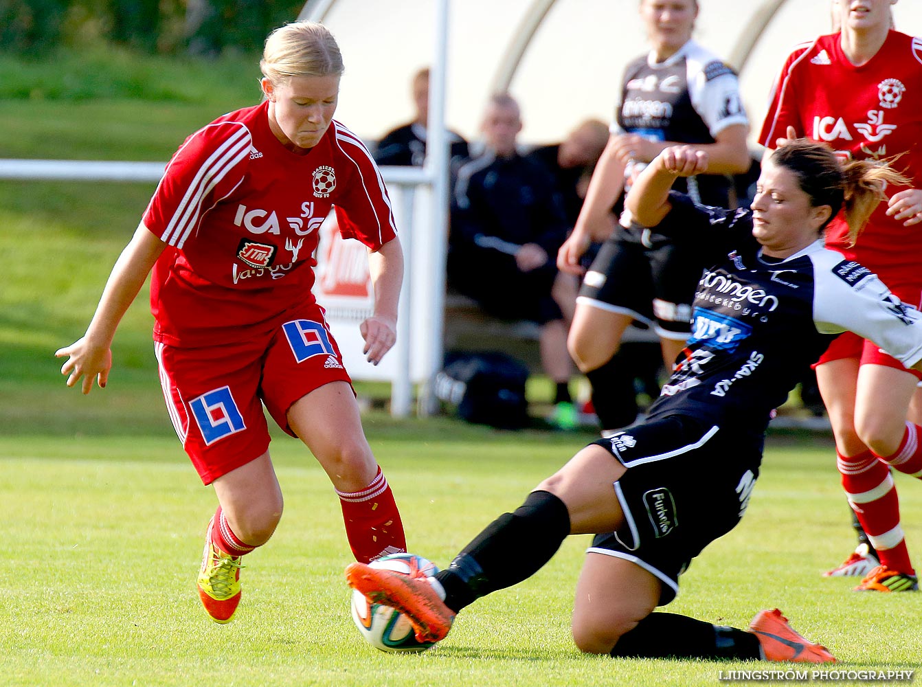 Mariestads BoIS FF-Skövde KIK 2-5,dam,Lekevi IP,Mariestad,Sverige,Fotboll,,2014,93856