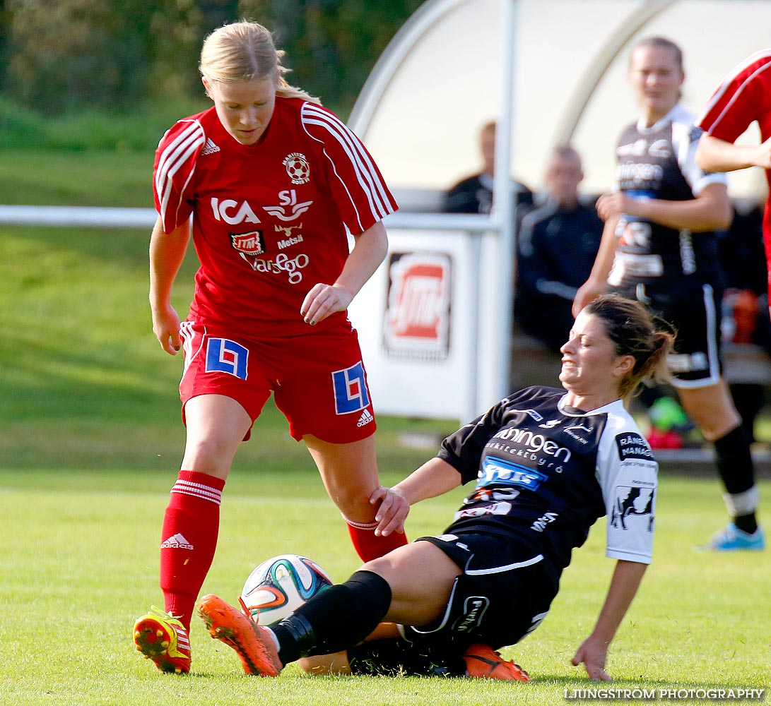 Mariestads BoIS FF-Skövde KIK 2-5,dam,Lekevi IP,Mariestad,Sverige,Fotboll,,2014,93857