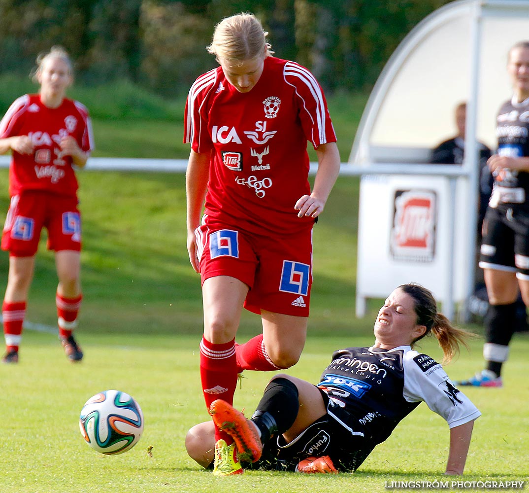 Mariestads BoIS FF-Skövde KIK 2-5,dam,Lekevi IP,Mariestad,Sverige,Fotboll,,2014,93858