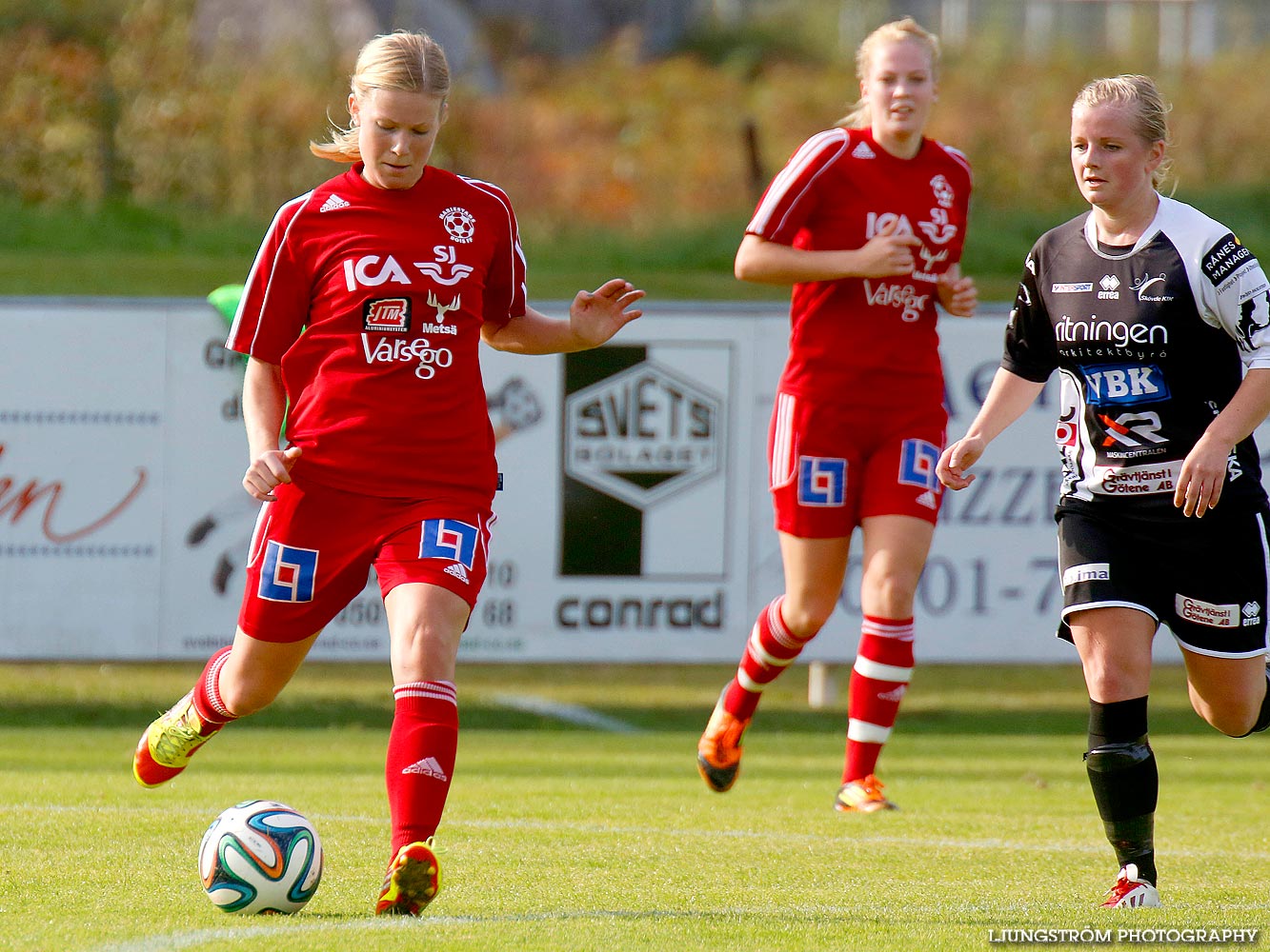 Mariestads BoIS FF-Skövde KIK 2-5,dam,Lekevi IP,Mariestad,Sverige,Fotboll,,2014,93860