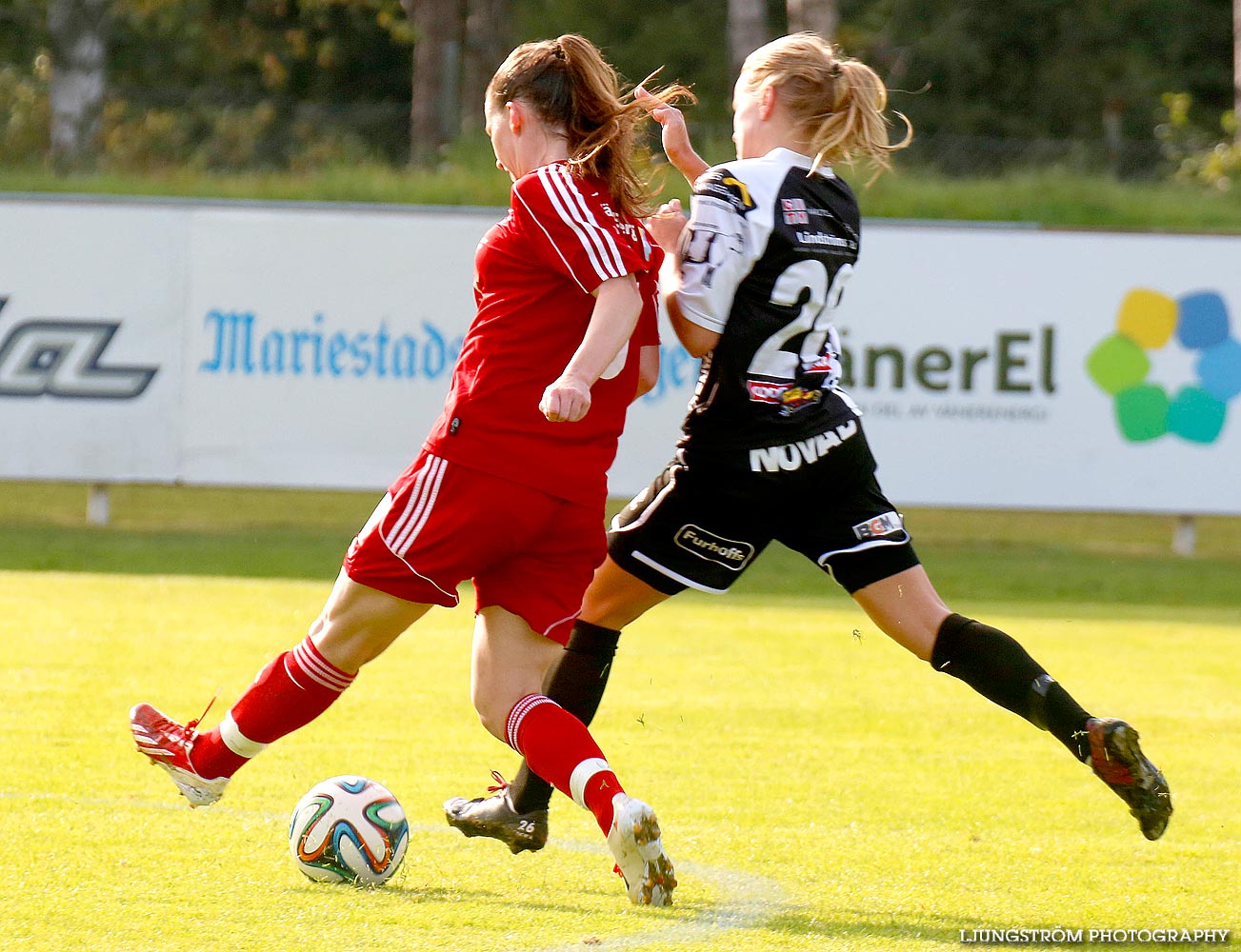 Mariestads BoIS FF-Skövde KIK 2-5,dam,Lekevi IP,Mariestad,Sverige,Fotboll,,2014,93862