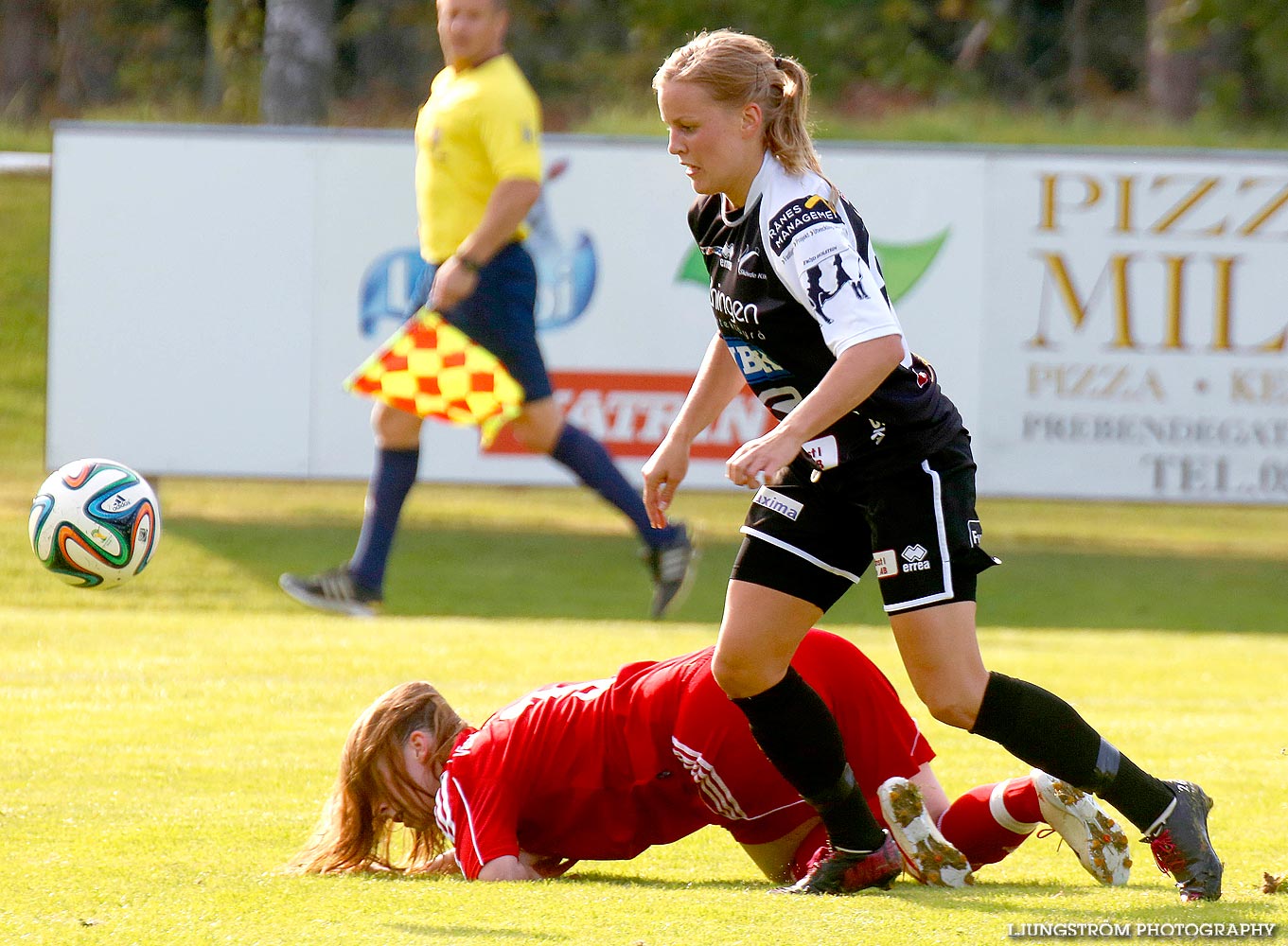 Mariestads BoIS FF-Skövde KIK 2-5,dam,Lekevi IP,Mariestad,Sverige,Fotboll,,2014,93864