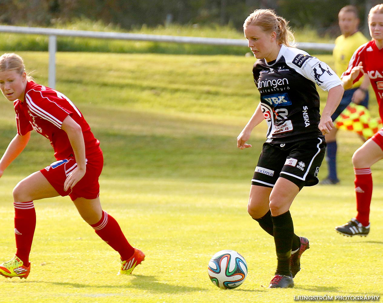 Mariestads BoIS FF-Skövde KIK 2-5,dam,Lekevi IP,Mariestad,Sverige,Fotboll,,2014,93866
