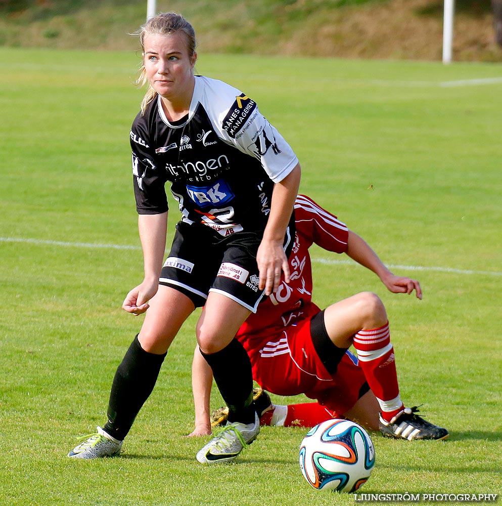 Mariestads BoIS FF-Skövde KIK 2-5,dam,Lekevi IP,Mariestad,Sverige,Fotboll,,2014,93875