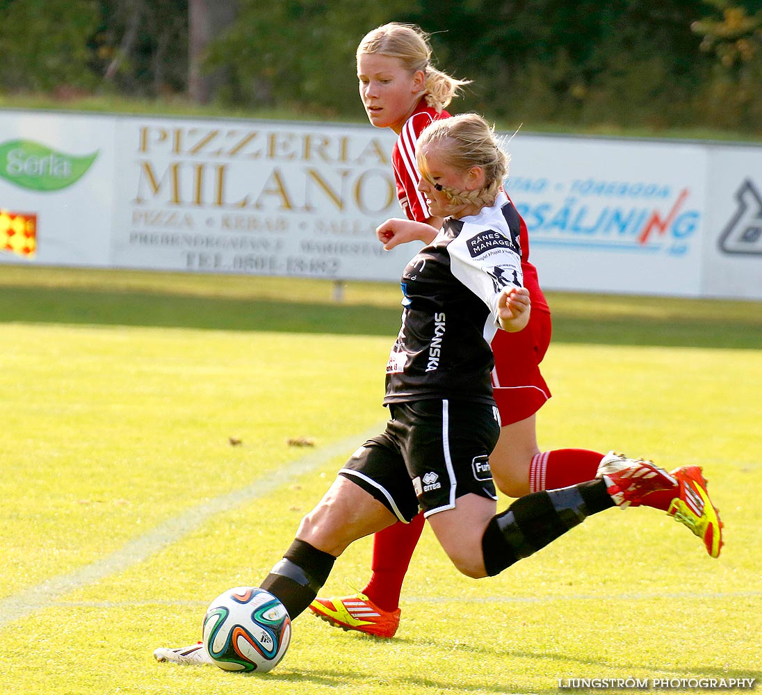 Mariestads BoIS FF-Skövde KIK 2-5,dam,Lekevi IP,Mariestad,Sverige,Fotboll,,2014,93877