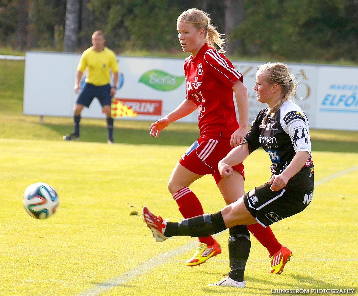 Mariestads BoIS FF-Skövde KIK 2-5,dam,Lekevi IP,Mariestad,Sverige,Fotboll,,2014,93878