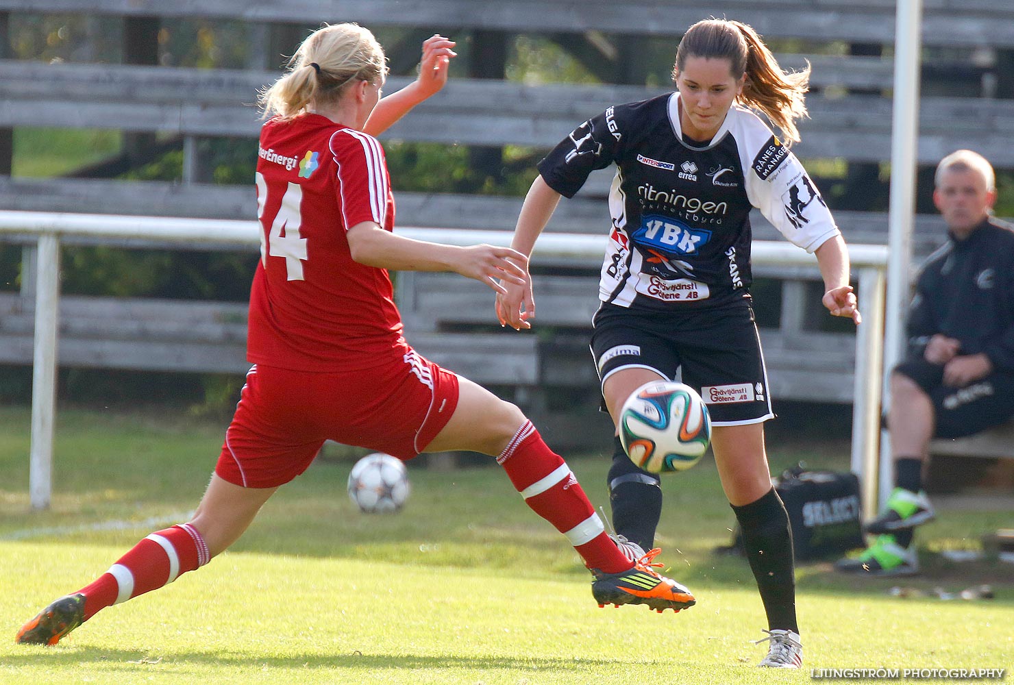 Mariestads BoIS FF-Skövde KIK 2-5,dam,Lekevi IP,Mariestad,Sverige,Fotboll,,2014,93884