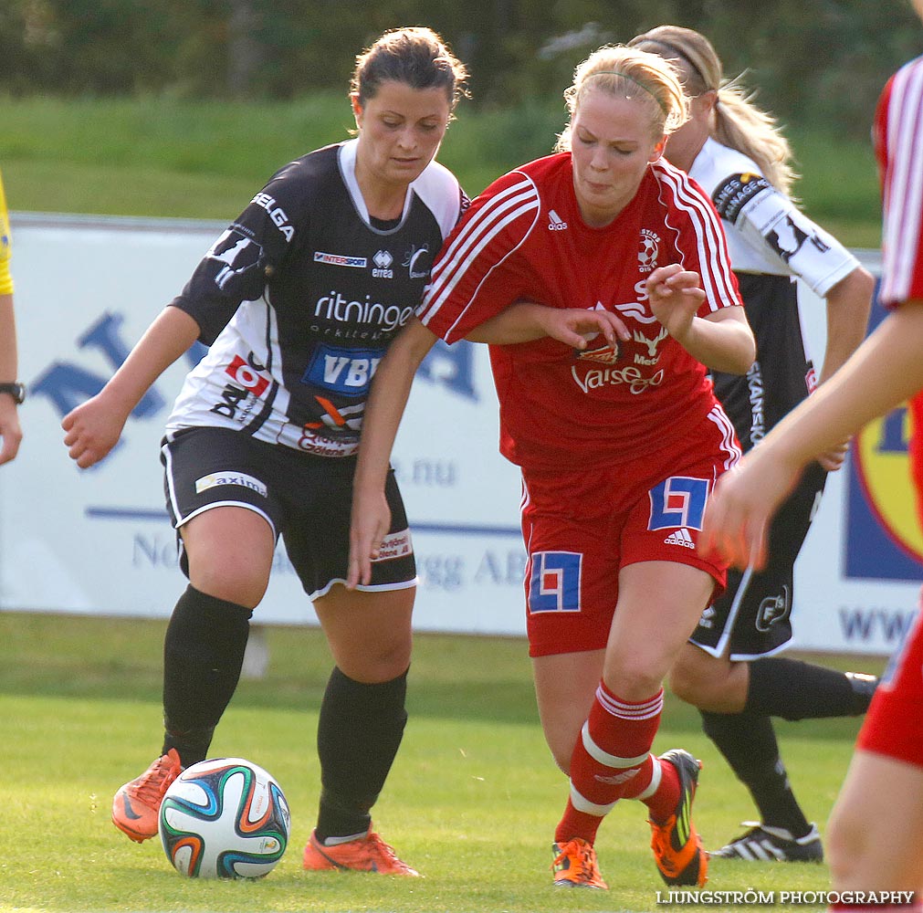 Mariestads BoIS FF-Skövde KIK 2-5,dam,Lekevi IP,Mariestad,Sverige,Fotboll,,2014,93888