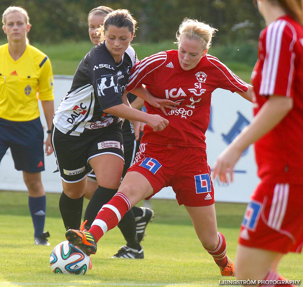 Mariestads BoIS FF-Skövde KIK 2-5,dam,Lekevi IP,Mariestad,Sverige,Fotboll,,2014,93889
