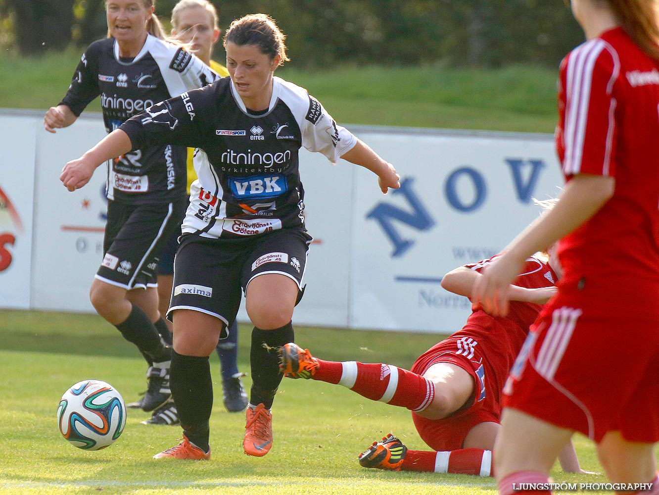 Mariestads BoIS FF-Skövde KIK 2-5,dam,Lekevi IP,Mariestad,Sverige,Fotboll,,2014,93890
