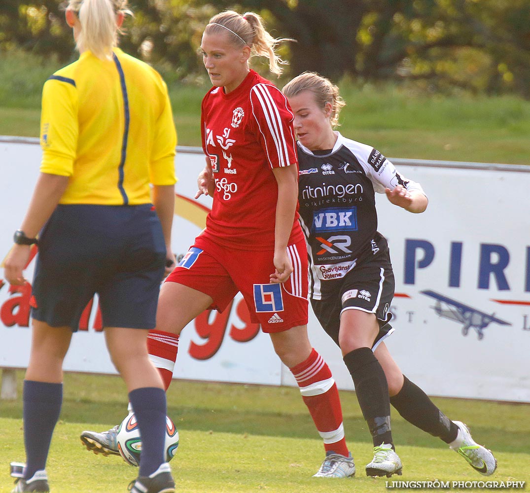 Mariestads BoIS FF-Skövde KIK 2-5,dam,Lekevi IP,Mariestad,Sverige,Fotboll,,2014,93893