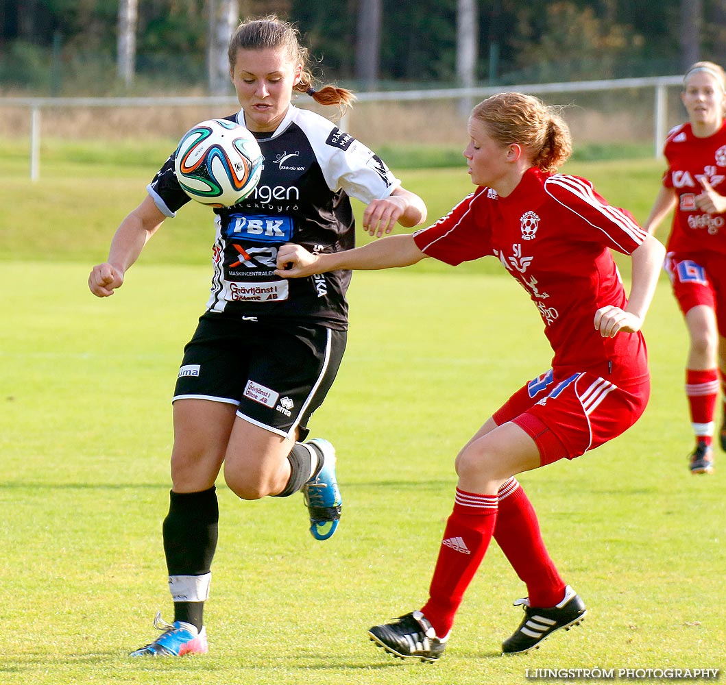 Mariestads BoIS FF-Skövde KIK 2-5,dam,Lekevi IP,Mariestad,Sverige,Fotboll,,2014,93937