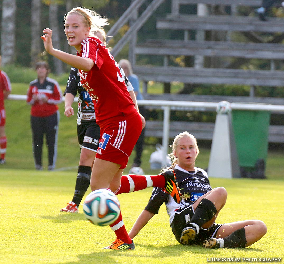Mariestads BoIS FF-Skövde KIK 2-5,dam,Lekevi IP,Mariestad,Sverige,Fotboll,,2014,93942