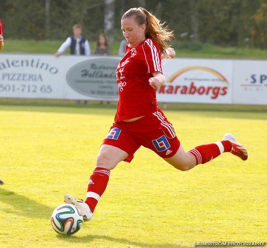 Mariestads BoIS FF-Skövde KIK 2-5,dam,Lekevi IP,Mariestad,Sverige,Fotboll,,2014,93943