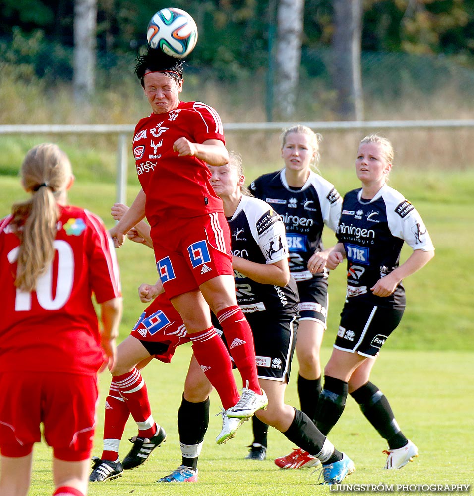 Mariestads BoIS FF-Skövde KIK 2-5,dam,Lekevi IP,Mariestad,Sverige,Fotboll,,2014,93944