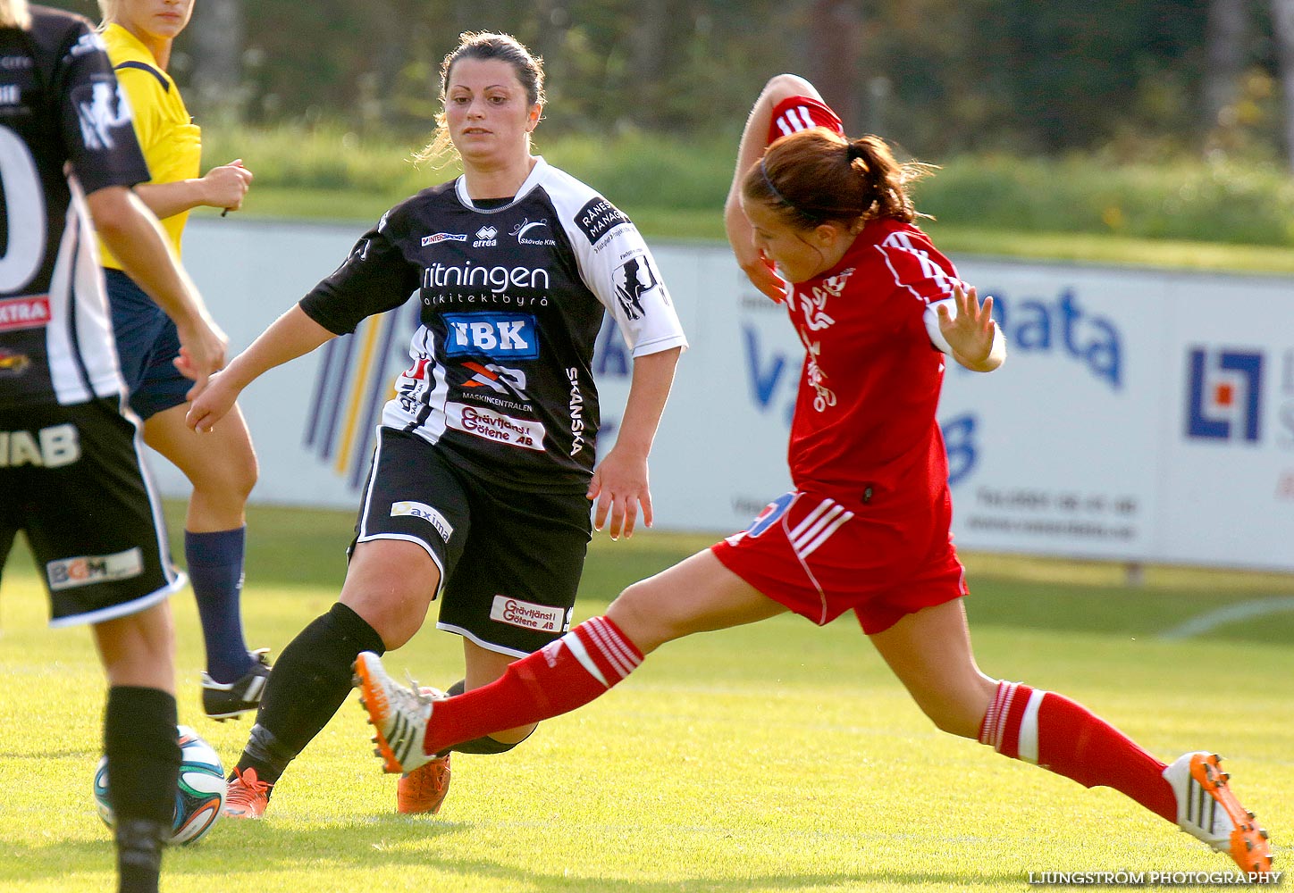 Mariestads BoIS FF-Skövde KIK 2-5,dam,Lekevi IP,Mariestad,Sverige,Fotboll,,2014,93946