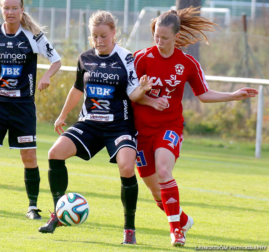 Mariestads BoIS FF-Skövde KIK 2-5,dam,Lekevi IP,Mariestad,Sverige,Fotboll,,2014,93948