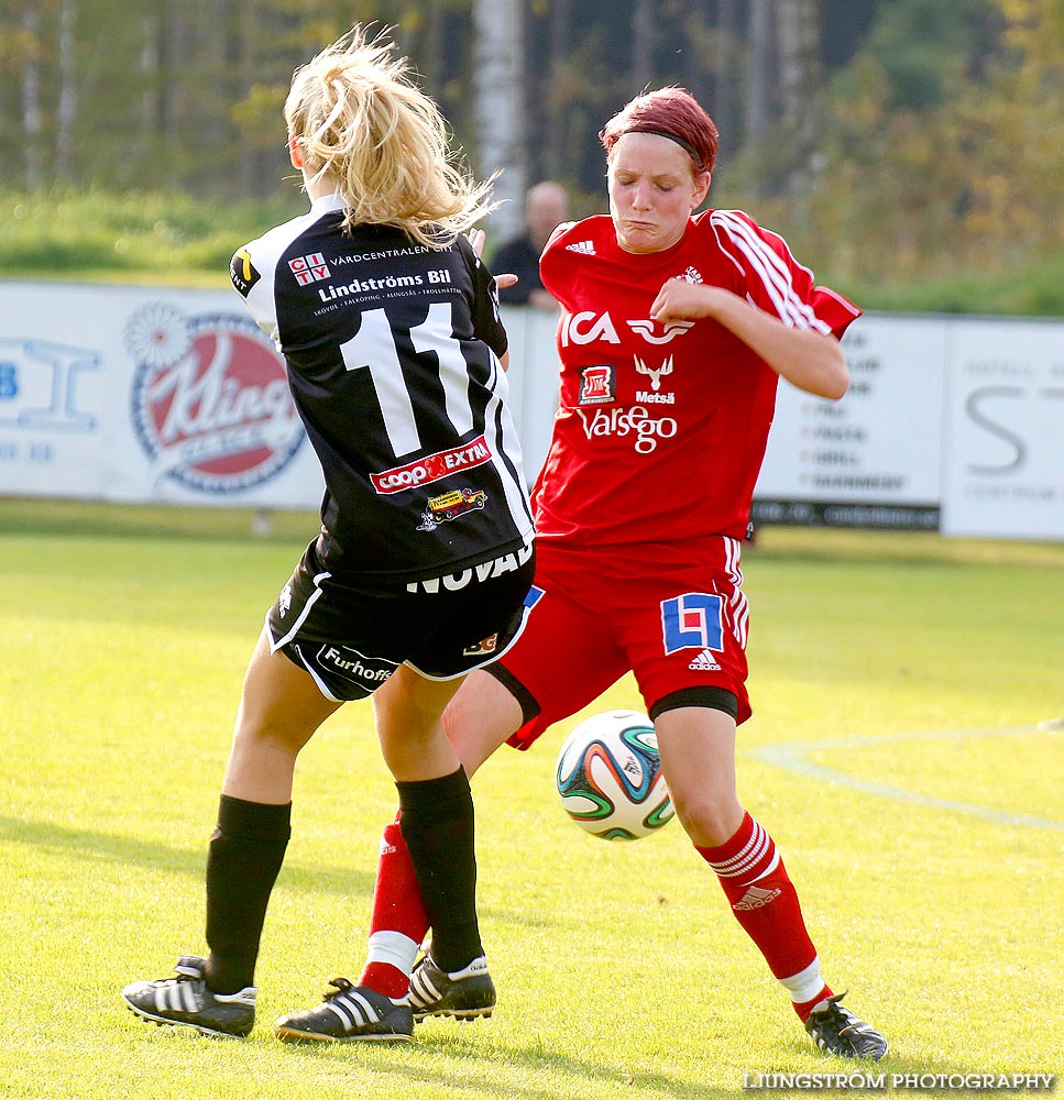 Mariestads BoIS FF-Skövde KIK 2-5,dam,Lekevi IP,Mariestad,Sverige,Fotboll,,2014,93950