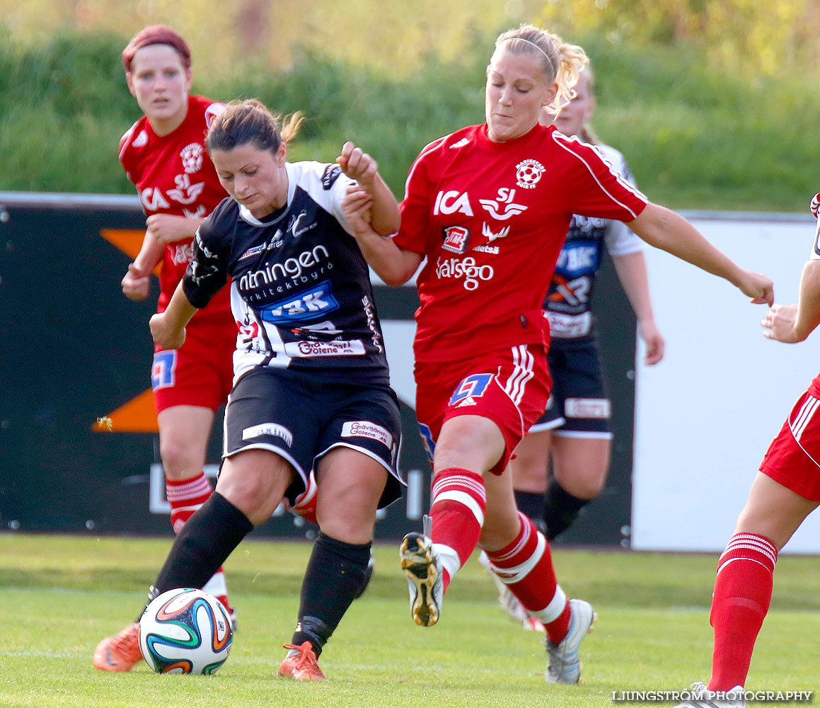 Mariestads BoIS FF-Skövde KIK 2-5,dam,Lekevi IP,Mariestad,Sverige,Fotboll,,2014,93951