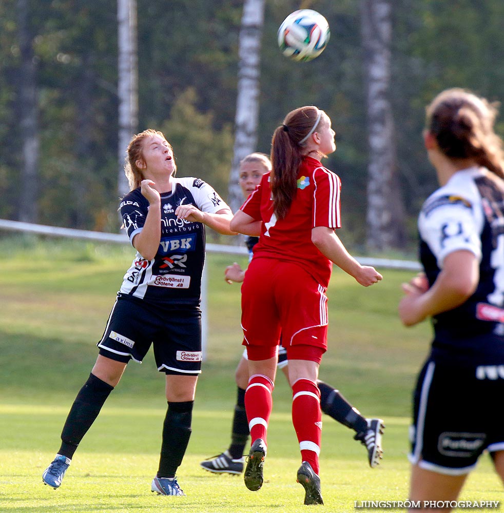 Mariestads BoIS FF-Skövde KIK 2-5,dam,Lekevi IP,Mariestad,Sverige,Fotboll,,2014,93952