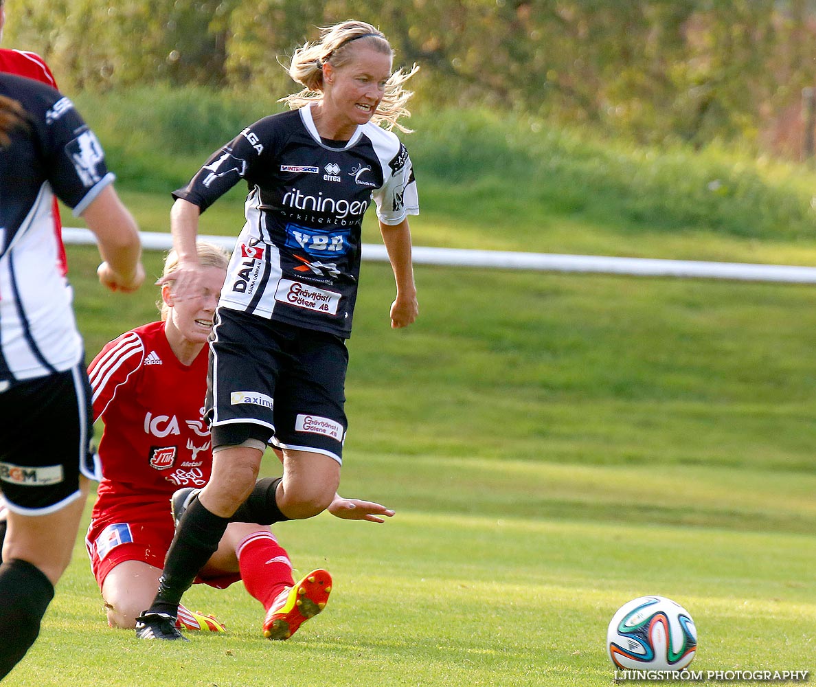 Mariestads BoIS FF-Skövde KIK 2-5,dam,Lekevi IP,Mariestad,Sverige,Fotboll,,2014,93954