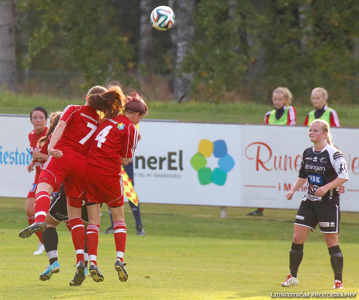 Mariestads BoIS FF-Skövde KIK 2-5,dam,Lekevi IP,Mariestad,Sverige,Fotboll,,2014,93961