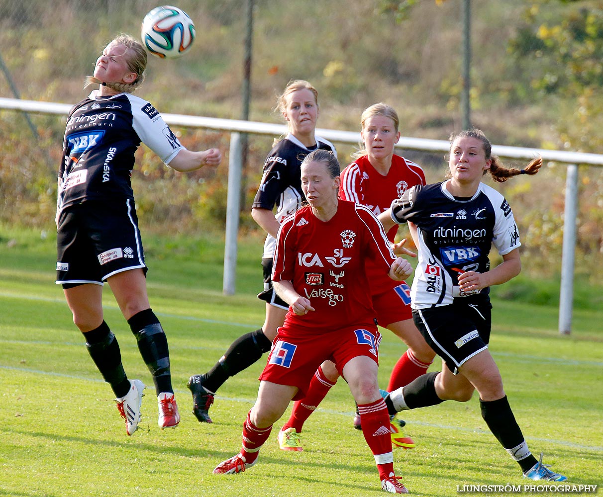 Mariestads BoIS FF-Skövde KIK 2-5,dam,Lekevi IP,Mariestad,Sverige,Fotboll,,2014,93964