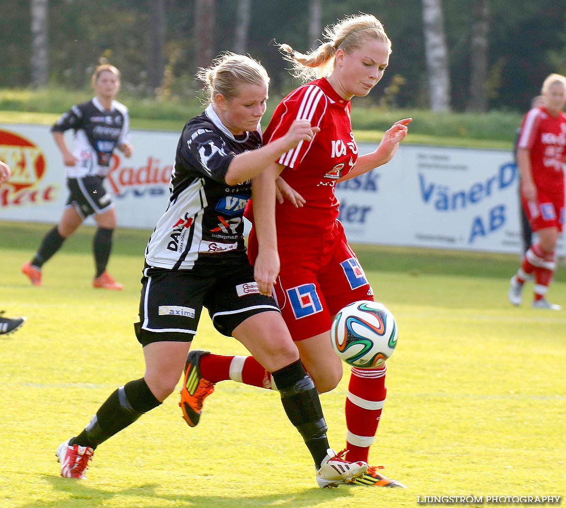 Mariestads BoIS FF-Skövde KIK 2-5,dam,Lekevi IP,Mariestad,Sverige,Fotboll,,2014,93974