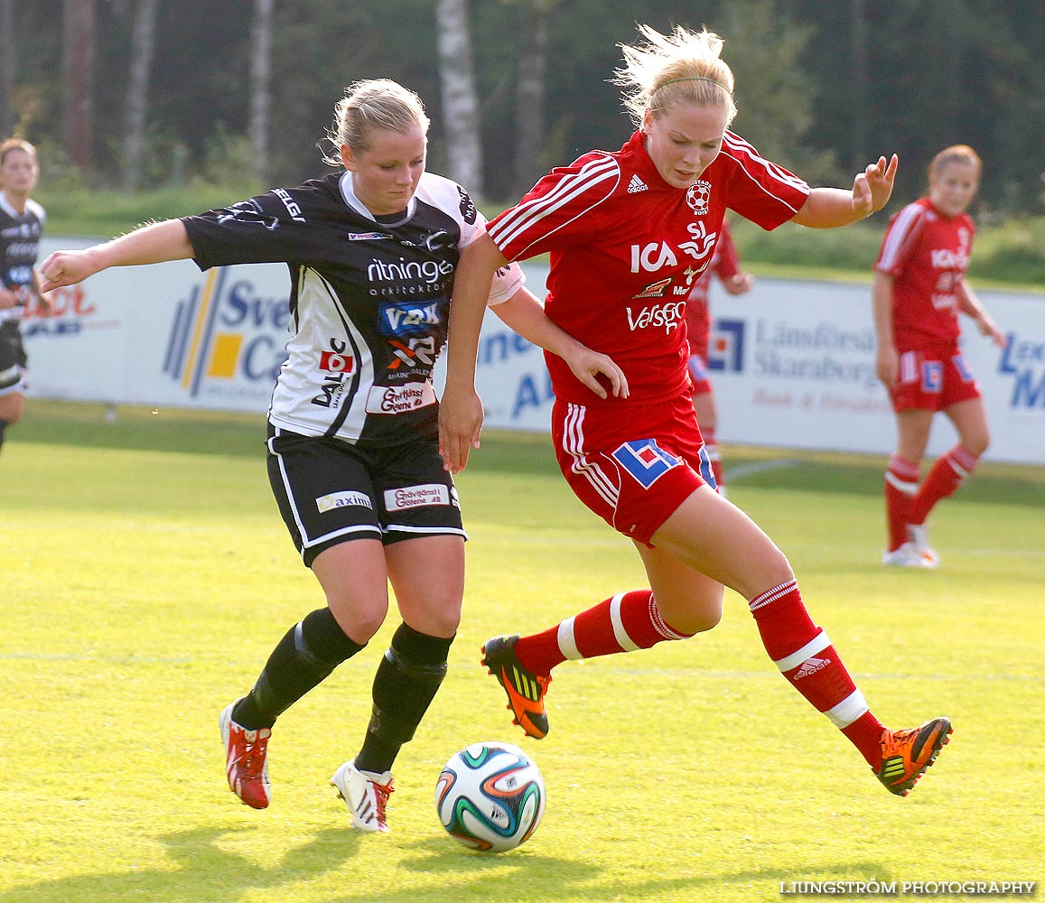 Mariestads BoIS FF-Skövde KIK 2-5,dam,Lekevi IP,Mariestad,Sverige,Fotboll,,2014,93975