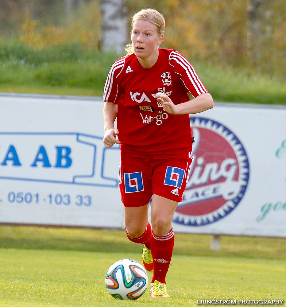 Mariestads BoIS FF-Skövde KIK 2-5,dam,Lekevi IP,Mariestad,Sverige,Fotboll,,2014,93978