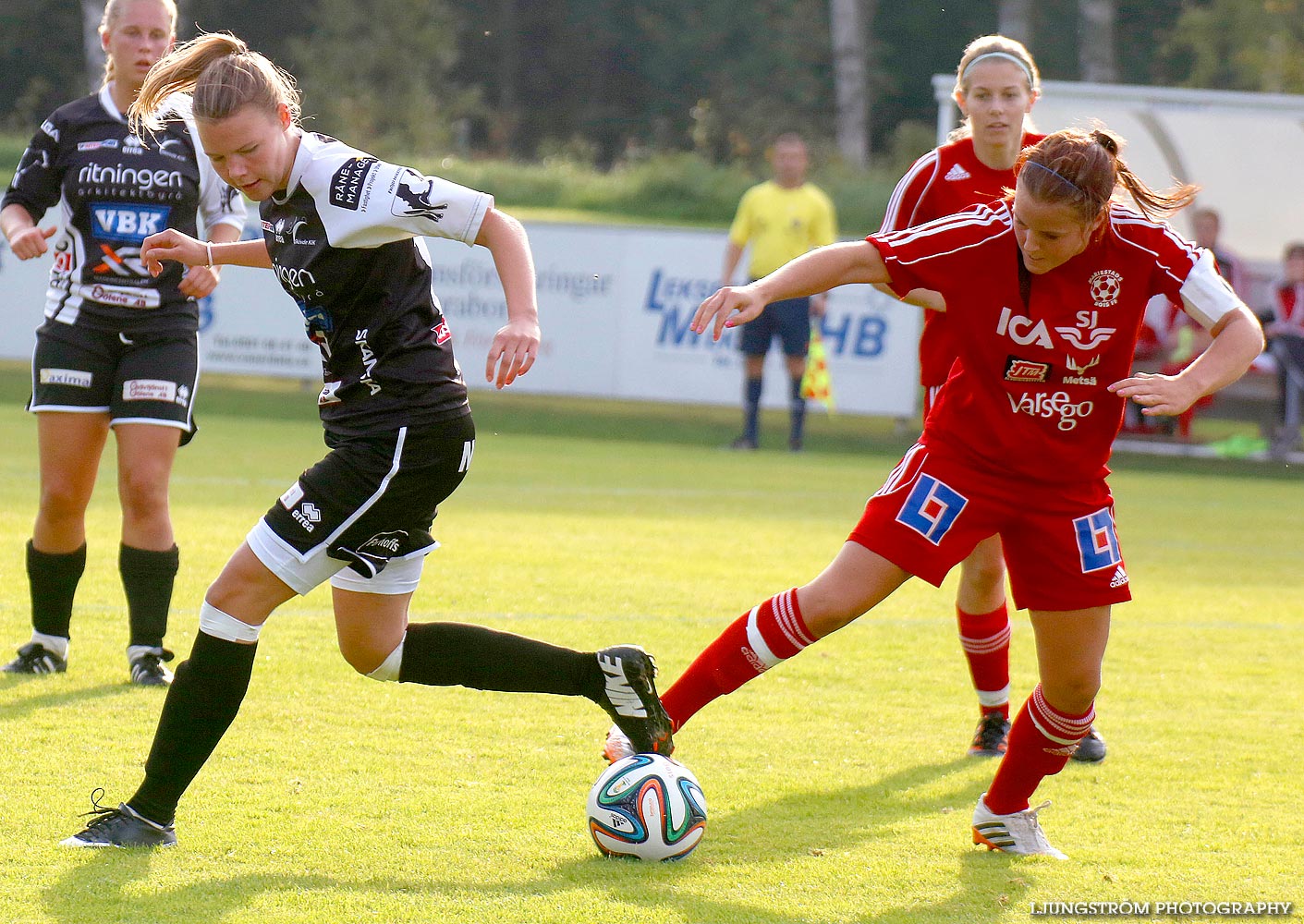 Mariestads BoIS FF-Skövde KIK 2-5,dam,Lekevi IP,Mariestad,Sverige,Fotboll,,2014,93982