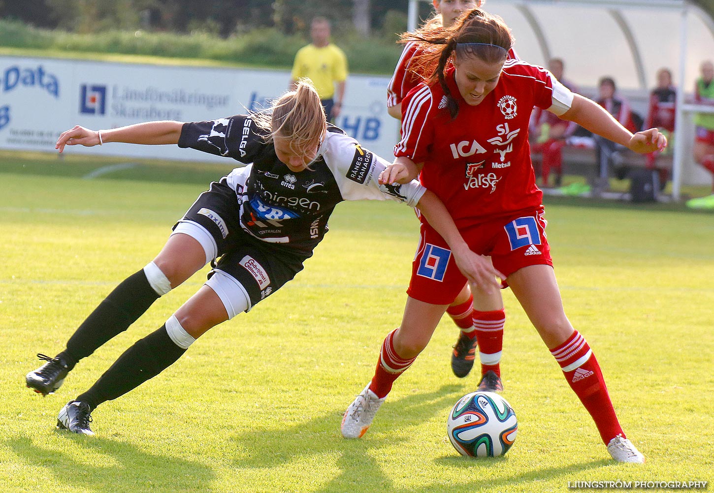 Mariestads BoIS FF-Skövde KIK 2-5,dam,Lekevi IP,Mariestad,Sverige,Fotboll,,2014,93983