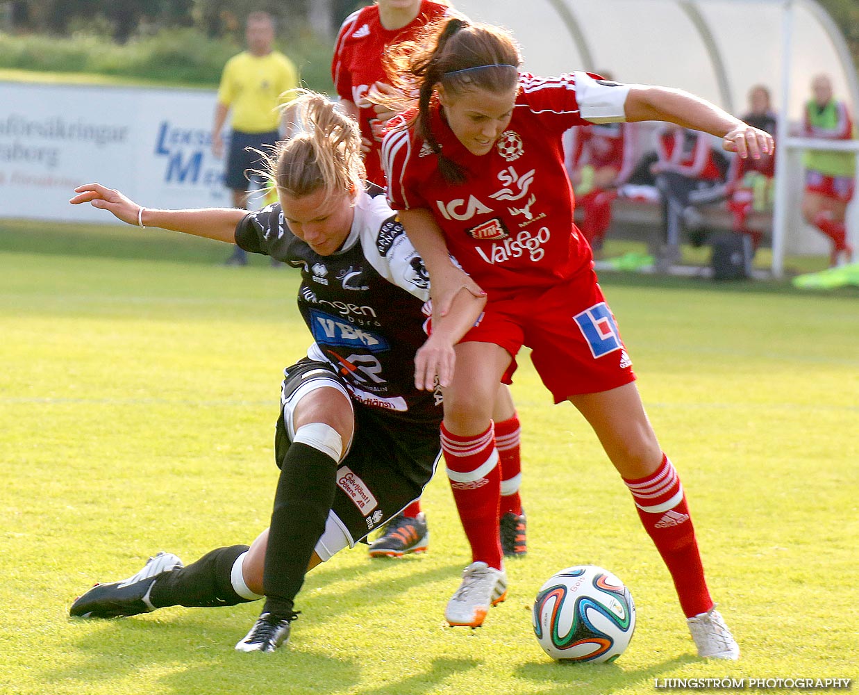 Mariestads BoIS FF-Skövde KIK 2-5,dam,Lekevi IP,Mariestad,Sverige,Fotboll,,2014,93984