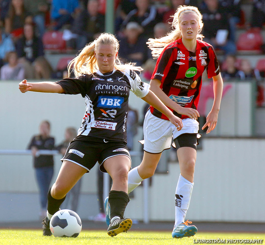 Lidköpings FK-Skövde KIK 7-0,dam,Framnäs IP,Lidköping,Sverige,Fotboll,,2014,129543