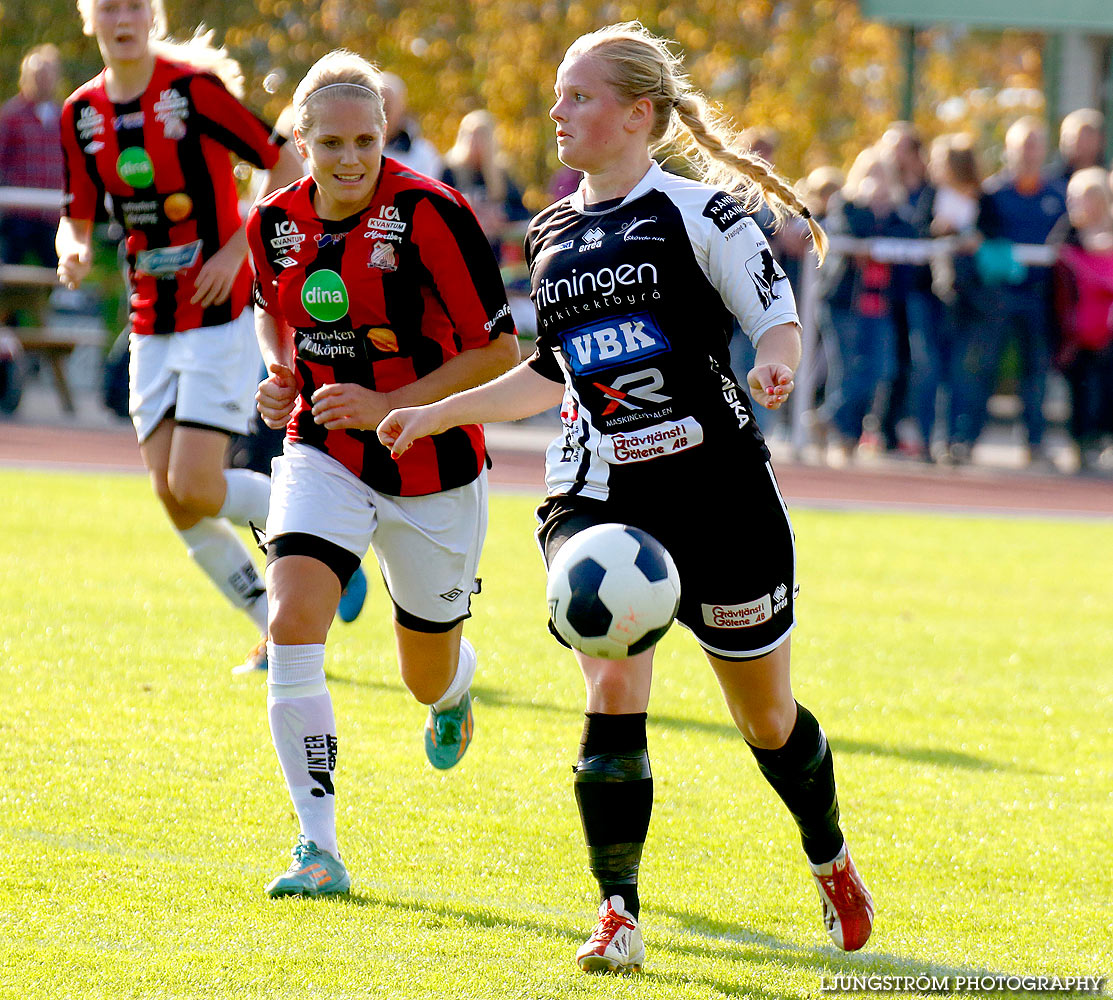 Lidköpings FK-Skövde KIK 7-0,dam,Framnäs IP,Lidköping,Sverige,Fotboll,,2014,129648